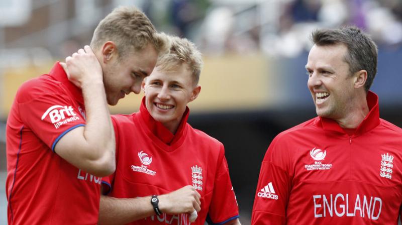 With Alastair Cook stepping down from captaincy, Joe Root is expected to take over the vacant role. However, Graeme Swann believes that Stuart Broad could be a better choice as the captain. (Photo: AFP)