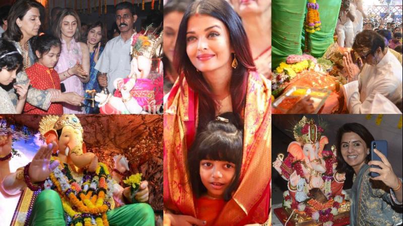 Aishwarya, Aaradhya, Big B, Neetu, others enjoy Lord Ganeshas festive fervour