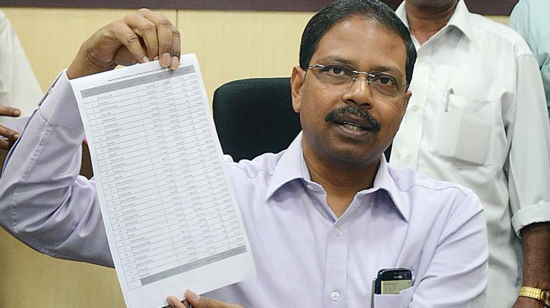 Tamil Nadu chief electoral officer Satyabrata Sahoo  releases final voters list at state Secretariat in Chennai on Thursday.  (DC)