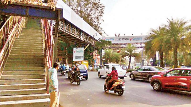 The GHMC has spent up to Rs 1 crore on contract of the FoBs. â€œWho will use the skywalks is a million dollar question,â€ a corporation official said.  (Representational Image)