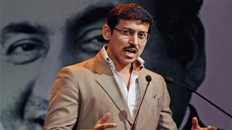 The 47-year-old Rathore was till now serving as minister of state for information & broadcasting.(Photo: PTI)