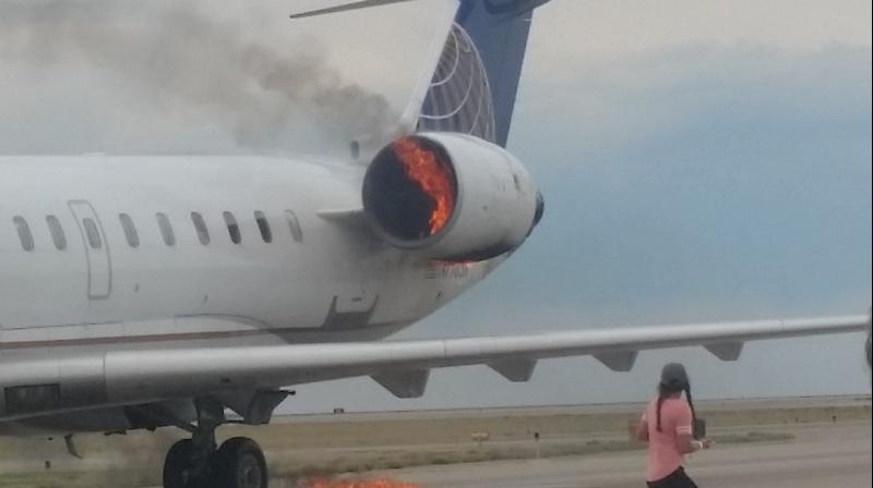 The Denver International Airport said an investigation was ongoing and that all other flights were operating as scheduled. (Photo: Twitter)