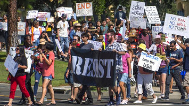 The announcement, which was anticipated for the past few days, was greeted with protests from across the country. (Photo: AP)