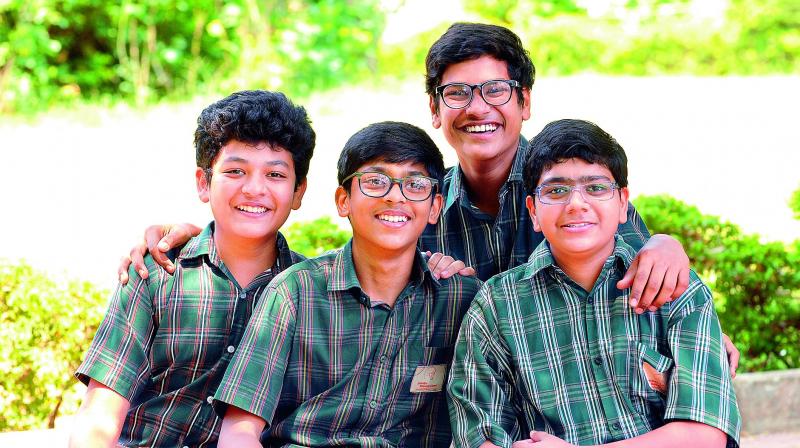 Out of this world: Rahul, Hemanth, Mahanth and Puneeth Out of this world: Rahul, Hemanth, Mahanth and Puneeth