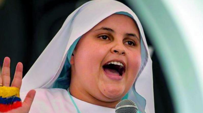 Maria Valentina de los Angeles will sing during the Argentine pontiffs visit.