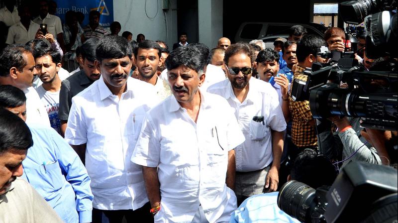In a raid that has stirred a political controversy, the IT department, on August 2, began raiding various properties linked to Shivakumar, who hosted 44 Gujarat Congress MLAs at a resort on the city outskirts, to thwart the \poaching\ attempts by the BJP ahead of Tuesdays Rajya Sabha polls.