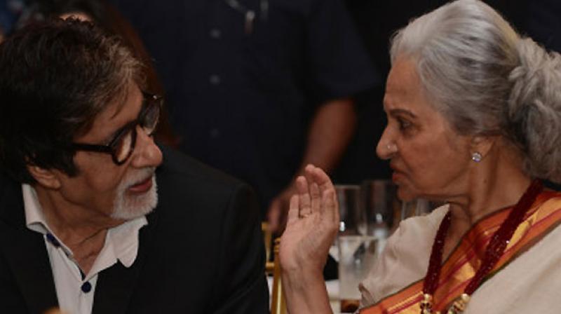 Amitabh Bachchan and Waheeda Rehman.