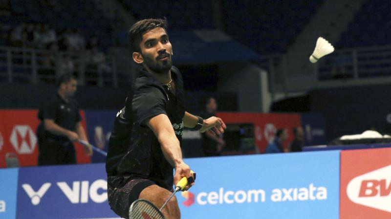 Ace Indian shuttler Kidambi Srikanth crushed Lucas Corvee of France on the second day of the ongoing China Open by registering an easy 21-12, 21-16 win in mens singles match.