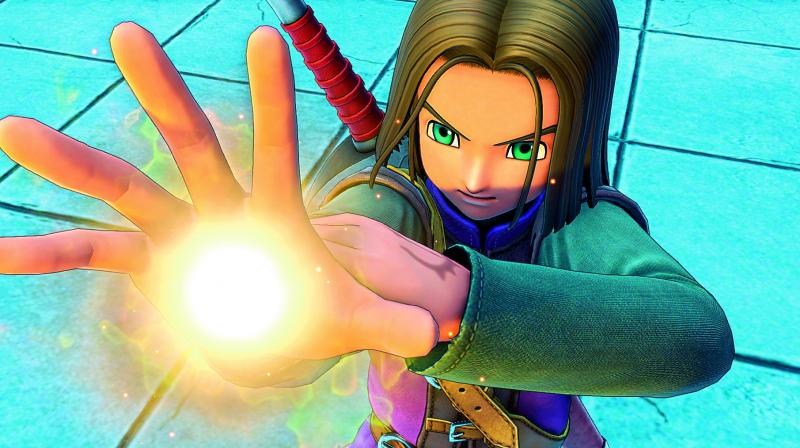 Dragon Quest XI features a traditional turn based battle system.