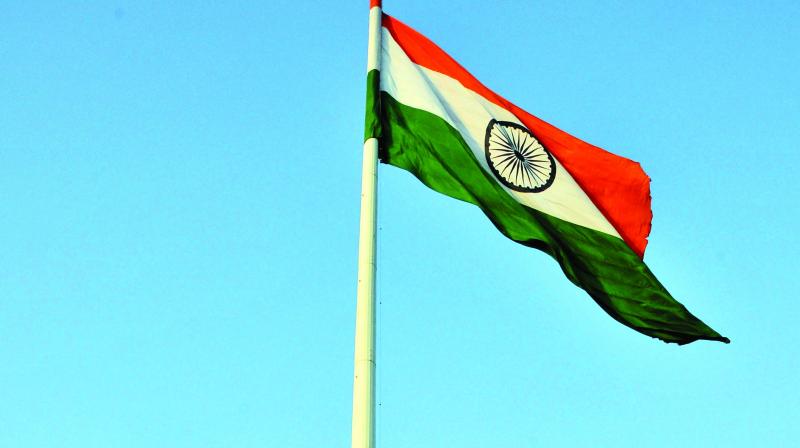 Rs 1.15 lakh  cost of the flag.