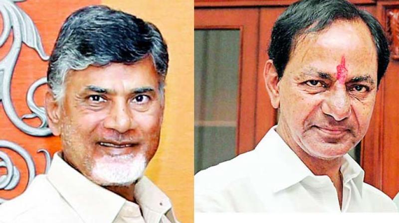 N. Chandrababu Naidu and K. Chandrasekhar Rao