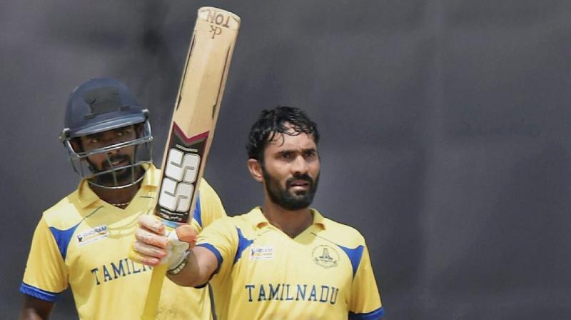 Dinesh Karthik was named Man of the Match for his flashy century. (Photo: PTI)
