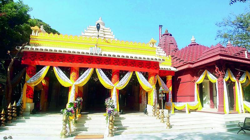 The Dadabadi Jain temple in Karwan near Gudimalkapur. 	 P. Surendra