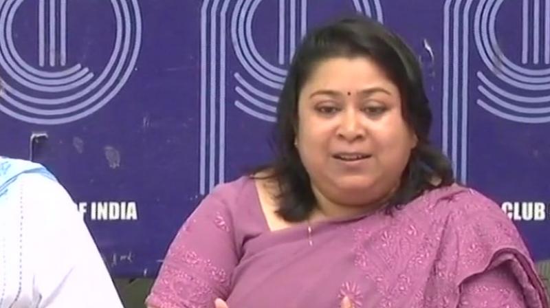 We never imagined that we would have to hold a press conference to justify our work. We are answerable only to the Constitution, Manisha Saxena said. (Photo: ANI | Twitter)