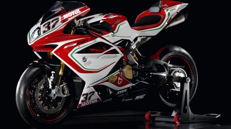 MV Agusta F4 is one of the most beautifully designed motorcycles on this planet and the F4 RC looks even more tempting with the WSBK-inspired paint scheme.