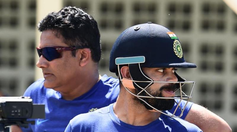 Talks had reportedly broken down between Virat Kohli and Anil Kumble, during one of the three meetings. (Photo: AFP)