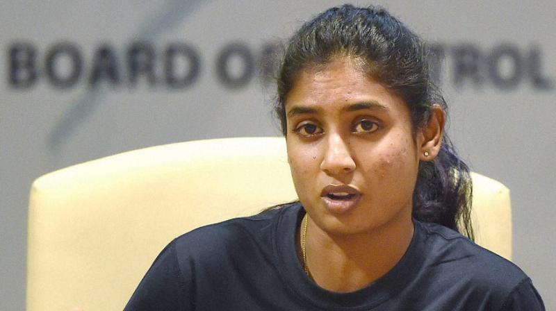 Mithali Raj, seen with coach Tushar Arothepointed out that the Indian women do not receive the same amount of publicity as compared to their male counterparts in a cricket-crazy nation like India.(Photo: PTI)