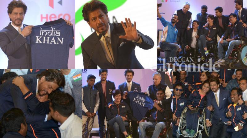 SRKs words of wisdom, charm for athletes as they leave for Asian Para Games