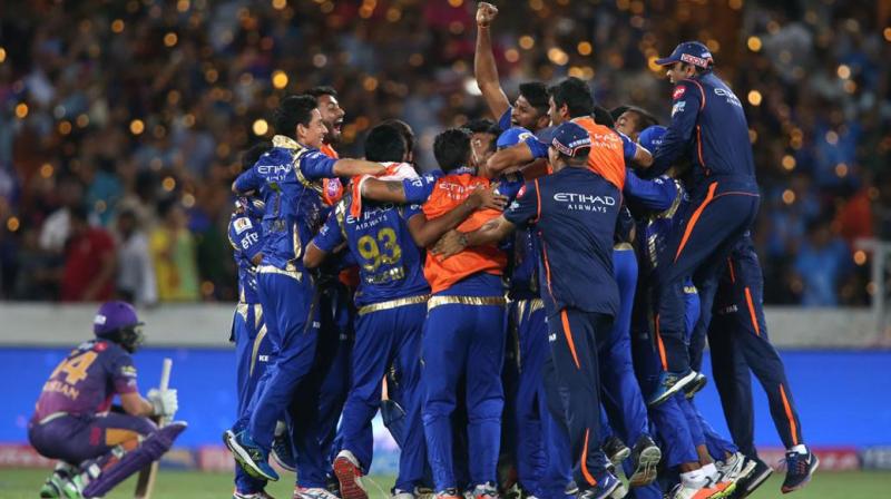 Mumbai Indians completed a brilliant comeback victory over Rising Pune Supergiant, clinching the match, and their third IPL title by just 1 run. (Photo: BCCI)