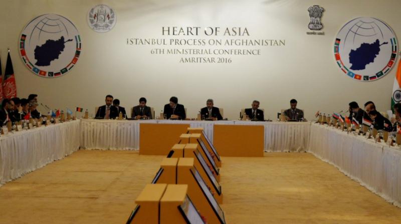 Joining hands in support of Afghanistan. Senior Officials of the #HeartofAsia process begin talks in Amritsar. (Photo: Twitter)