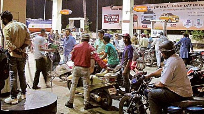 Petroleum dealers said they will suffer losses and want oil marketing companies to bear the transaction fee themselves or persuade banks to withdraw it.  (Representational image)