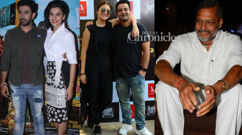 Anushka, Taapsee, Amit, Nana are on a promotion drive for their films