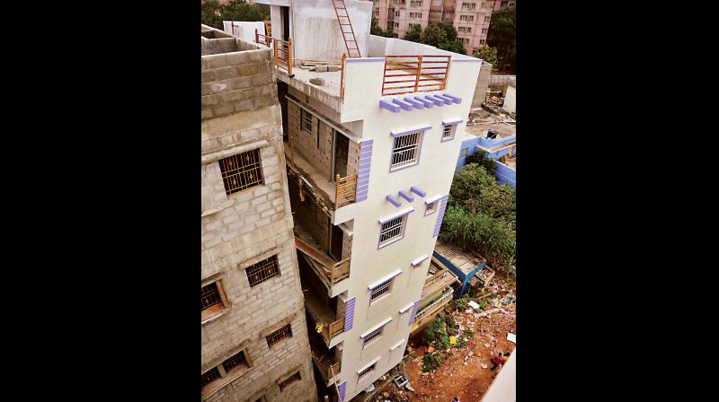 M.H. Krishna Murthy, an engineer and contractor certified by the Bruhat Bengaluru Mahanagara Palike (BBMP) and the Karnataka Public Works Department (KPWD) is over seeing the demolition.