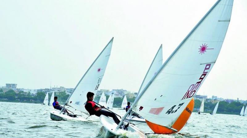 A State level Sailing (Yachting) Championship was held for the first time under the auspices of Navayuga Sailing Academy with the co-operation of the Yachting Association of AP and Nellore at the Krishnapatnam port on Thursday.