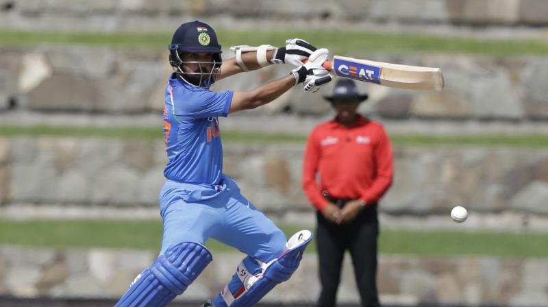 Ajinkya Rahane proved to be influential for Team India, as he has scored fifties in each match, including a century (103) in the second ODI. (Photo: AP)