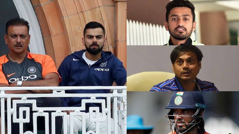 The omission of Murali Vijay and Karun Nair from the Indian Test squad against West Indies has raised a debate. (Photo: AP / AFP / PTI)