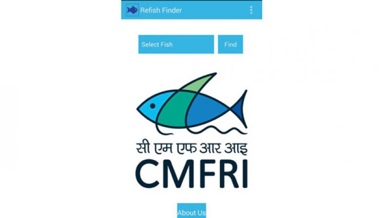 Named Fish finder Version 1, the app is being launched on the occasion of the institute celebrating its platinum jubilee.