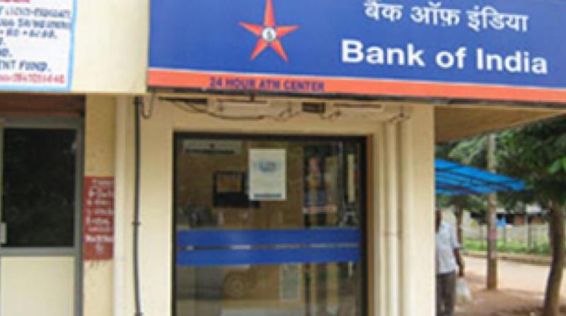 A Bank of India ATM.