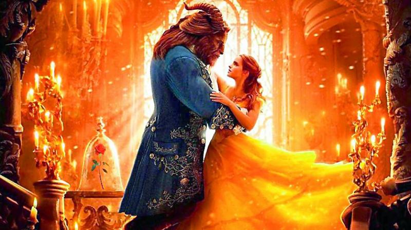 â€œFor Belle, the (swarovski) crystals were part of the finishing touch to the yellow gown. When added to the dress golden print the crystals provided the final magical flourish,â€she adds.