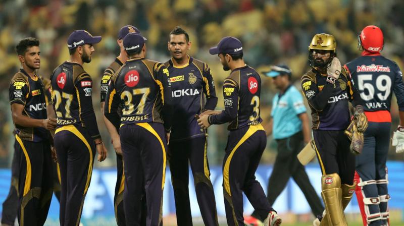 Sunil Narine became only the third bowler to complete 100 wickets in the IPL. (Photo: BCCI)
