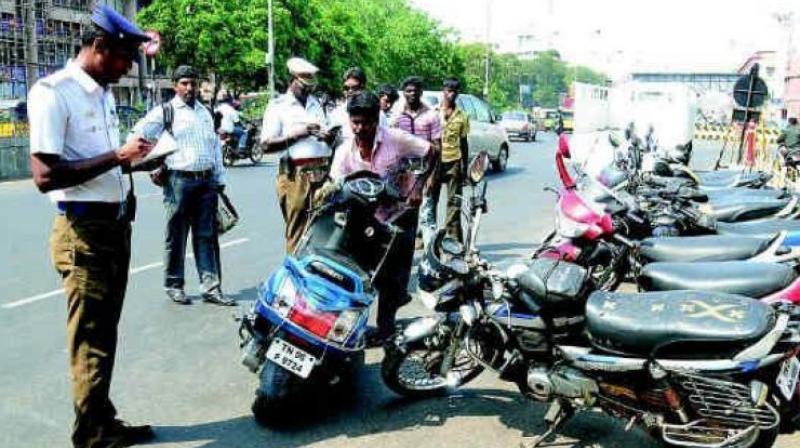 Traffic cops said that though the elderly too are culprits of triple riding, it is mostly youngsters who indulge in this.   (Representational Image)