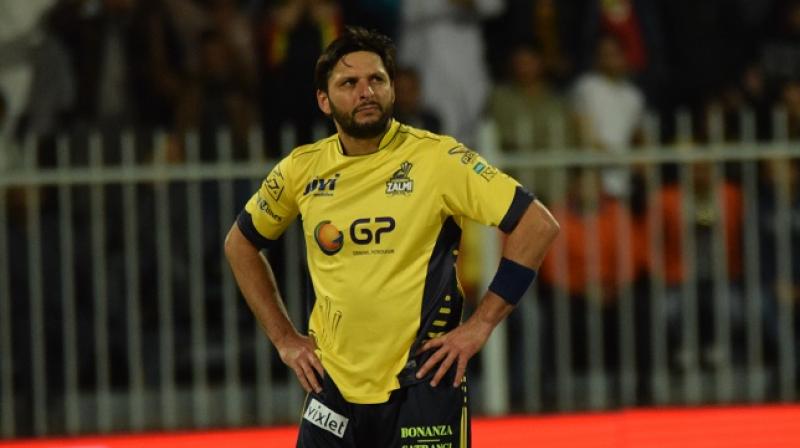 Shahid Afridi, who injured his finger in the qualifying final, has been ruled out of action for 10 days. (Photo: PSL)