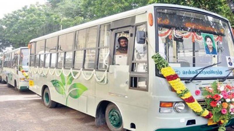 Sources said that even as officials kept promising to float a tender for procuring such small buses at regular interval, not even a single new small bus hit the road so far. (File photo)
