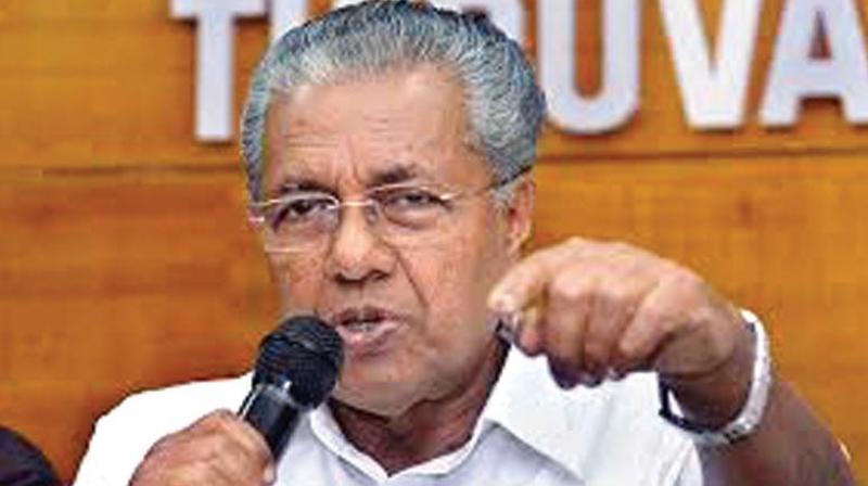 Chief minister Pinarayi Vijayan