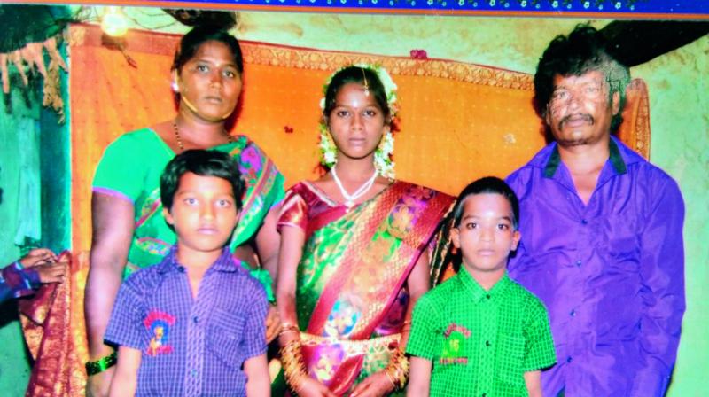 Balaraju and his family. (Photo: DC)