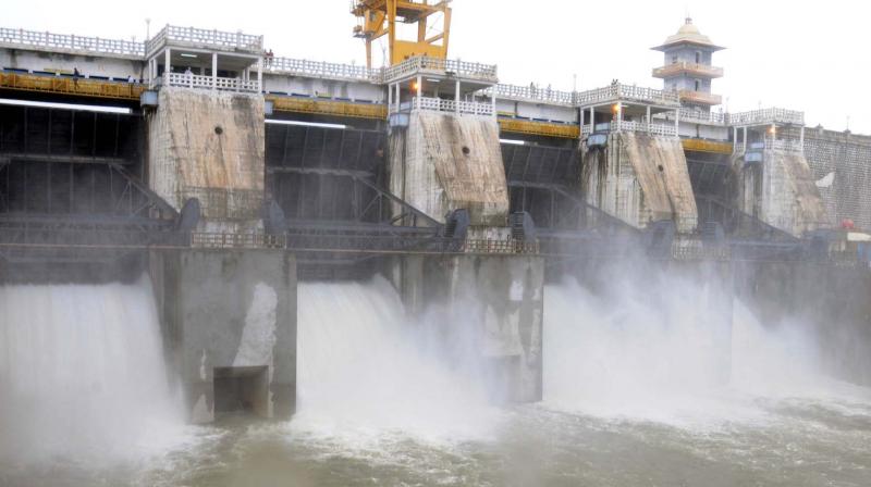 A file photo of water being released from Kabini Dam 	(Image: KPN)