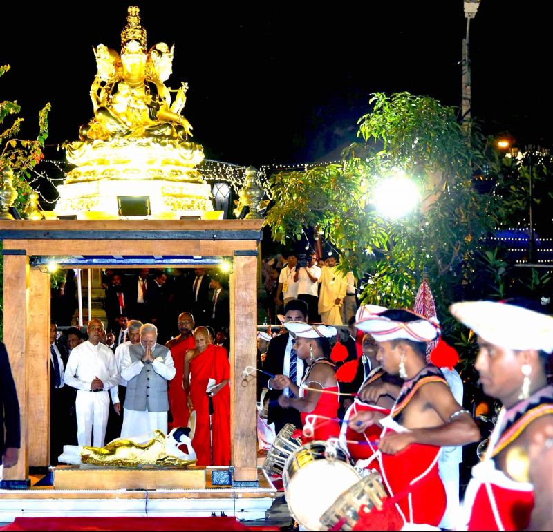 In Sri Lanka for 2 days, Narendra Modi participates in Vesak Day celebrations