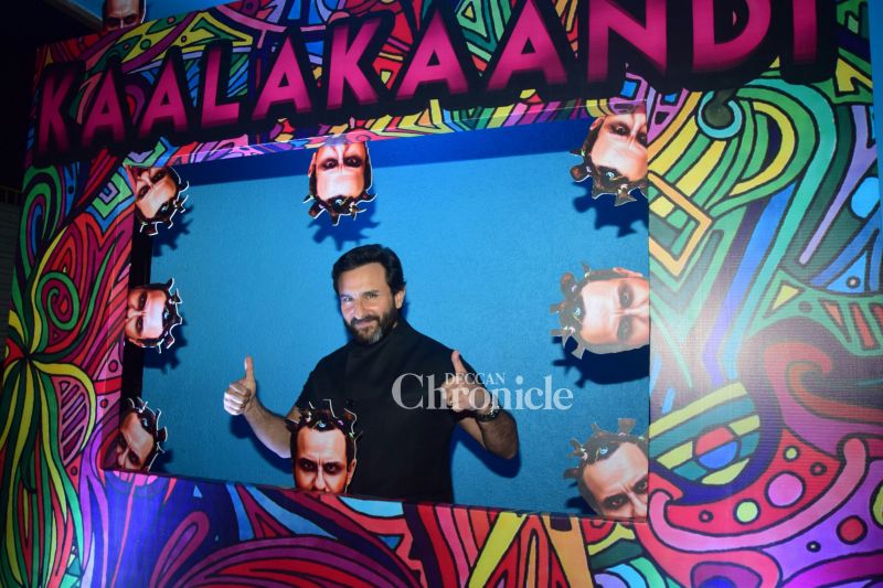 Saif and team bring some of their quirks from Kaalakaandi at trailer launch