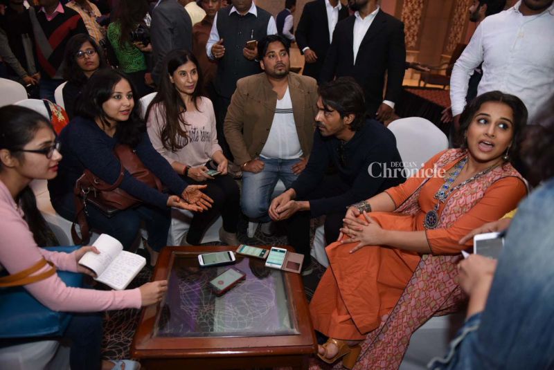 Vidya, Arjun, Sujoy promote Kahaani 2 in Delhi