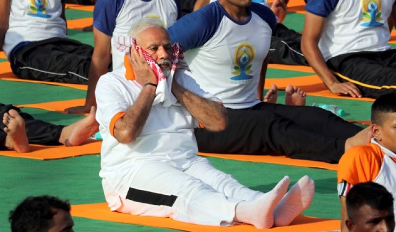 PM Modi leads India to celebrate 4th International Yoga Day